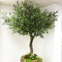 Grand olivier artificiel, faux grands arbres en vente, détachable, en fibre de verre, résistant aux UV, ignifuge, pour décoration intérieure de mariage