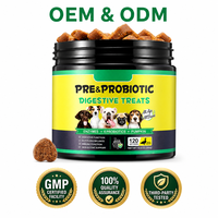 Friandises Probiotiques Personnalisées OEM pour Chiens, 120 Bouchées Tendres, Complément Alimentaire Naturel pour la Santé Digestive des Chiens et des Chats