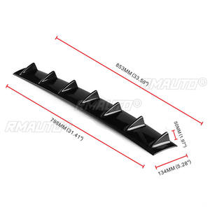Protector de Parachoques Trasero Universal para Automóvil, Alerón Tipo Aleta de Tiburón para Ford Focus, Renault, Lada, Chevrolet - Product Image 6