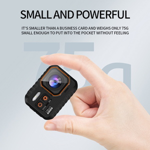 Mini Action Camera 4K 60fps, Videocamera Sportiva Impermeabile IP68 5M, Luce di Segnalazione SOS, Modalità Auto, Scatto Remoto tramite APP, Time Lapse - Product Image 1