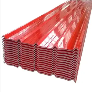Fournisseur de tuiles ondulées galvanisées tôle de couverture en acier aluminium zinc enduit de couleur prépeint