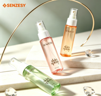 SENZESY Flacon pulvérisateur PET 30 ml pour huiles essentielles et parfums, atomiseur à fine brume, anti-fuite, conteneur de voyage portable