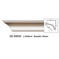 81098 Moulures de plafond en mousse PU à motif floral pour la décoration de la maison