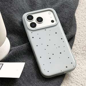 Funda para iPhone 17 Pro Max, diseño simple de estrella azul en resina, protección total contra golpes. - Product Image 4