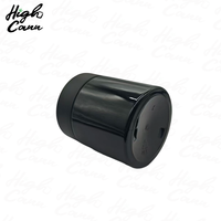 Wadah Plastik PET Ringan Warna Putih Bening Hitam Amber 4oz 5oz Stoples Plastik untuk Bunga Kering Segel Kedap Udara dengan Kunci Pengaman Anak