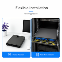 Caja Terminal de Fibra Óptica de Acero Laminado en Frío para Centro de Datos, Conectores SC/LC/FC/ST - Solución de Distribución de Red de Alta Densidad para