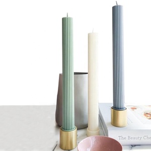 Handmade Custom Aromatherapy Paraffin Wax Scented Pillar Candles With Luxury Gift Boxes for Home Decoration