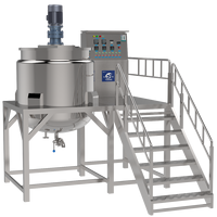 Machine de fabrication de savon liquide et de shampoing en acier inoxydable de 500L, 1000L, 2000L avec réacteur de mélange pour le traitement chimique