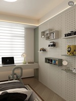 Armoire personnalisée pour enfants, armoire de rangement pour chambre d'enfant avec bureau, meubles pour enfants en bois massif moderne
