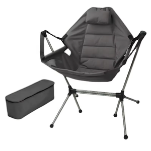 Silla Mecedora Plegable Portátil <span class=keywords><strong>de</strong></span> Aluminio Resistente y Ligera Hangrui para Aventuras al Aire Libre, Escuela, Sala <span class=keywords><strong>de</strong></span> Estar, Hotel, Comedor - Product Image 5