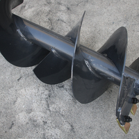 2025 Mini perceuse de trou de poteau tarière entraînement et mèche pour chargeur compact tarière de poteau tarière de trou de dérapage fixation de direction pilote de poteau tarières de terre