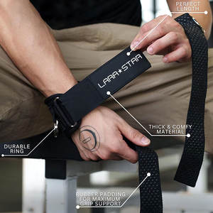 GJZ25016 сверхмощная Неопреновая поддержка запястья удобные ремни для поднятия тяжестей для мужчин мягкие защищенные противоскользящие - Product Image 4