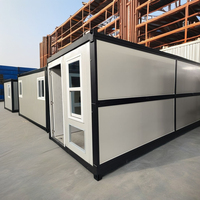 Vente chaude Nouvelle maison préfabriquée pliable Maison préfabriquée en acier avec balcon pour bureau en panneau sandwich