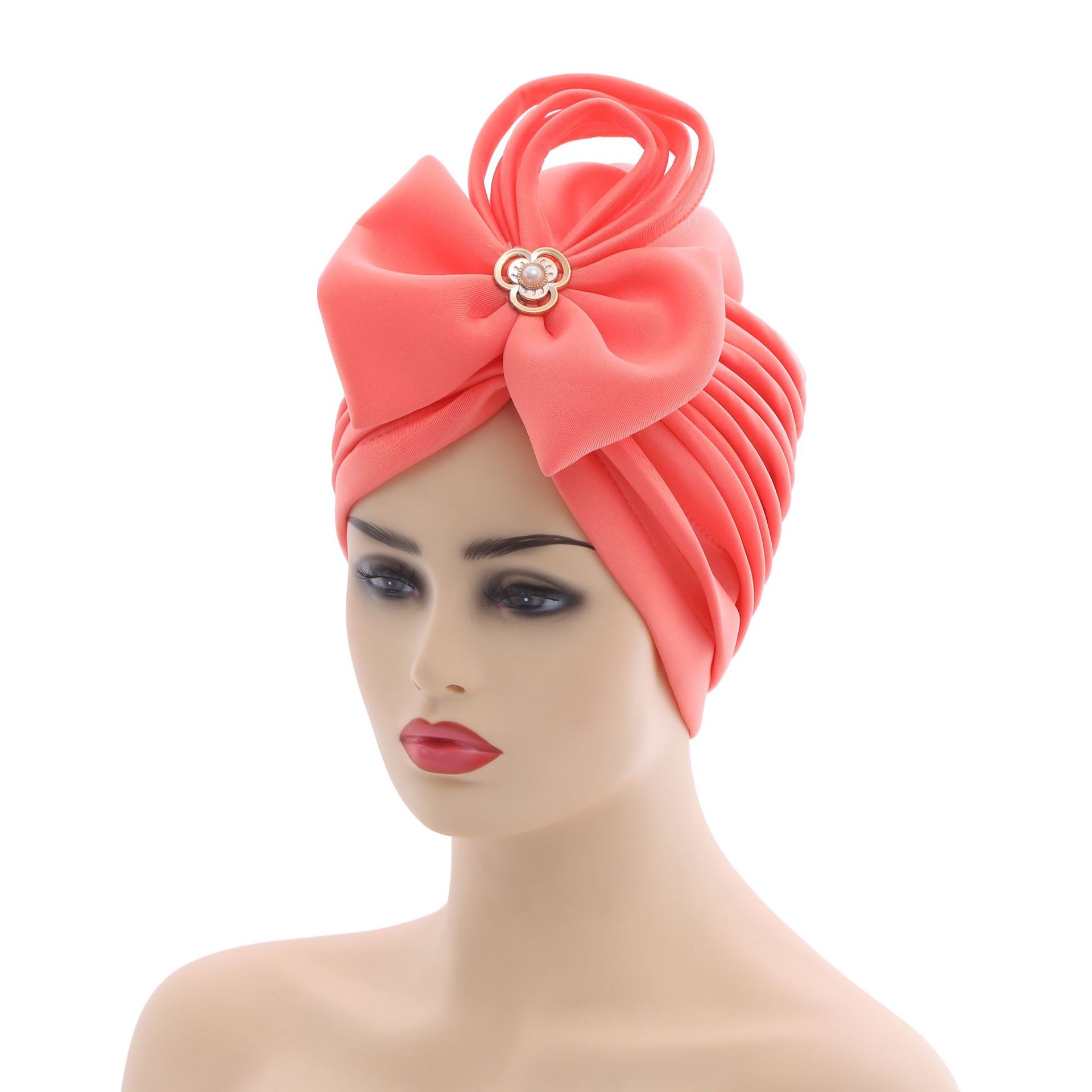 Модный женский тюрбан, головное платье, новый женский тюрбан, нигерийский головной убор, головной убор, тюрбан со стразами