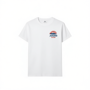 เสื้อยืดวินเทจญี่ปุ่นสีขาวพิมพ์ลายภูเขาไฟฟูจิเสื้อผ้าส่งเสริมการขาย - Product Image 2