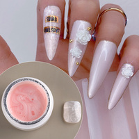 Nueva Tendencia, Marca Privada, Gel de Uñas 5G con Brillo Aurora, Esmalte de Uñas Perlado UV/LED, Removible en Agua