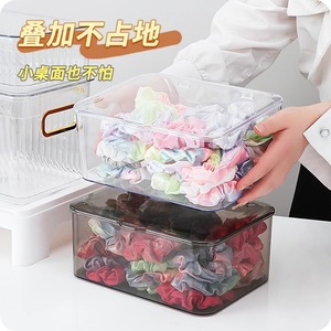 Transparent Cosmetic Organizer With <b>Drawers</b> 10-20L <b>Plastic</b> <b>Storage</b> Box For Makeup Jewelry Cards Masks Sundries Simple Style - Product Image 1