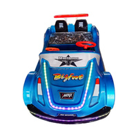 Machine de jeu à bascule à monnayeur pour enfants, thème voiture de sport peinte, jeux de balançoire d'attraction