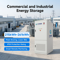 Batería Lifepo4 de 261 kWh y 314 Ah, Gabinete de Almacenamiento de Energía Industrial y Comercial, Respaldo de Alto Voltaje, Refrigeración Líquida Fuera de la Red