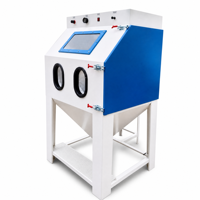 Cabine de sablage à tambour entièrement automatique modèle 6050 pour le sablage abrasif, machine à sablage à billes de verre pour l'élimination de la rouille sur les pièces métalliques usagées