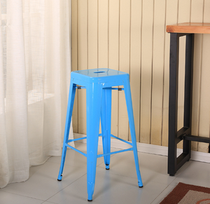 <span class=keywords><strong>Tabouret</strong></span> <span class=keywords><strong>de</strong></span> <span class=keywords><strong>bar</strong></span> en métal pour café, style <span class=keywords><strong>industriel</strong></span> antique français, moderne, écologique, durable et résistant à l'eau - Product Image 2