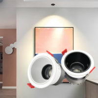 La surface moderne a monté le projecteur 7W de tache de magasin de bureau d'hôtel a mené des projecteurs en aluminium d'éclairage de plafond