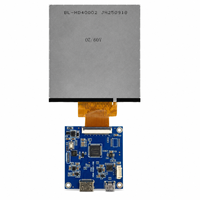 Écran LCD TFT IPS de 3,4 pouces, 480x480, interface MIPI carrée, module d'affichage pour applications industrielles embarquées, haute luminosité HD