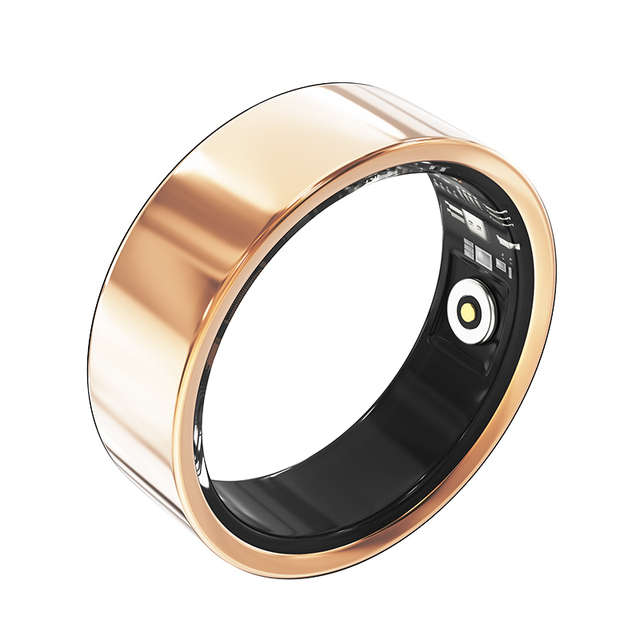 Women's Men's Smart Ring Health Tracker Blood Oxygen Heart Rate Stress Sensor Sleep Monitor Multi-sports Steel App Controlled