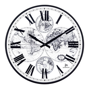 Reloj de pared (40cm) Esférico Romano JUSTAMINUTE Negro 21561 - Product Image 2
