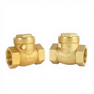 Pirinç Salıncaklı Çekvalf 1 inç Giriş PTFE Sızdırmazlık Hidrolik Güç 3 Yıl Garanti Ev Mutfak Su Kararlı Kalite Hızlı - Product Image 3