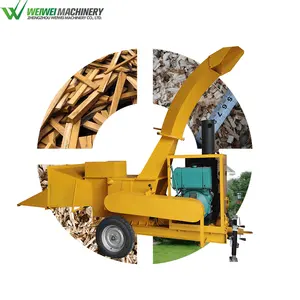 Weiwei Capacity 1t Chippers Crusher Firewood Processor Pto Electric Wood Shavings Machine For Sale