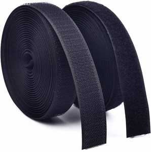 Cinta de Cierre de Gancho y Bucle Cosida a Prueba de Agua de Alta Calidad con Color Personalizado y Material de Poliéster/Nylon Autoadhesivo Ecológico - Product Image 1