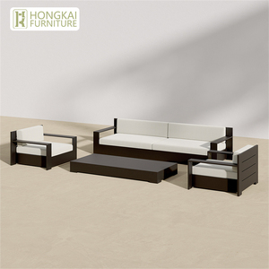 Ensemble de canapés d'extérieur en <span class=keywords><strong>aluminium</strong></span> pour hôtels de jardin Ensemble de canapés et de tables basses en métal - Product Image 3