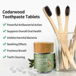 OEM Cedarwood compresse dentifricio masticabile a base di erbe dentifricio naturale con idrossiapatite Premium cura orale - Product Image 3