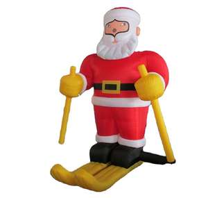 Kunden spezifische aufblasbare riesige Weihnachtsmann-Cartoon-Maskottchen-Außenwerbung aufblasbare Puppe - Product Image 3