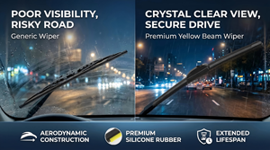 <span class=keywords><strong>Prix</strong></span> d'usine – Balais d'essuie-glace avant universels en U, souples et sans armature, pour nettoyage de vitres de voiture - Product Image 2