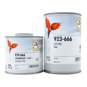 Hoge kwaliteit krasbestendige autolak voor Glasurit 923-666 Premium 2K HS blanke lak spray voor professionele carrosseriewerkplaatsen - Product Image 6