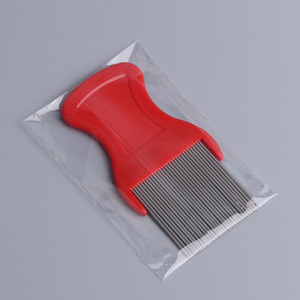 Peignes à dents fines double face avec dents métalliques en acier inoxydable pour le traitement des poux et des lentes - Product Image 6