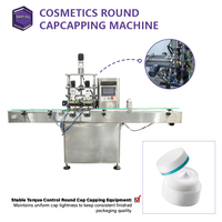 Machine de capsulage automatique électrique de haute précision en acier inoxydable pour flacons de lotion, OEM pour les soins personnels et les cosmétiques en conserve