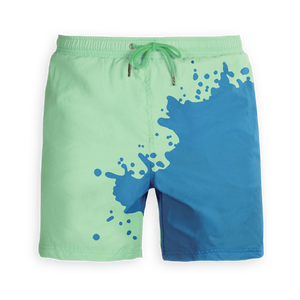 Pantalones cortos de playa para hombre, bañador <span class=keywords><strong>corto</strong></span> con <span class=keywords><strong>cambio</strong></span> de Color mágico, traje de baño de secado rápido - Product Image 5