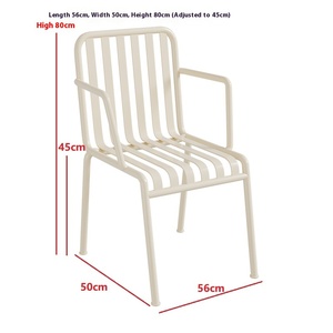 Ensemble de mobilier d'extérieur moderne en métal <span class=keywords><strong>table</strong></span> carrée <span class=keywords><strong>chaise</strong></span> pour villa cour jardin <span class=keywords><strong>balcon</strong></span> boutique de thé au lait banc de thé de loisirs - Product Image 6