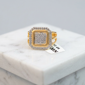 Premium 18K <b>Gold</b> Men's <b>Cocktail</b> <b>Ring</b> with Elegant Finish for Engagement Anniversary Gift Daily Wear Parties & Weddings - Product Image 1