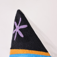 Housse de coussin décorative triangulaire à motif chat pour canapé, idéale pour l'audit d'usine