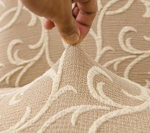 Conjunto de fundas de sofá de jacquard, conjunto de fundas elásticas de poliéster y algodón con falda de 7 plazas, 3 + 2 + 1 + 1, conjunto de fundas seccionales, superventas - Product Image 5