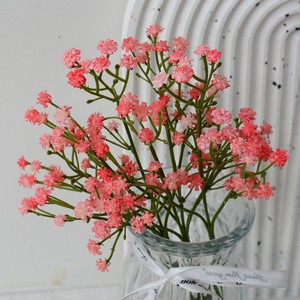 Flores Artificiales de Baby's Breath Blancas de Plástico Hechas a Mano para Decoración de Bodas, Ramo de Decoración para el Hogar, Estilo Moderno - Product Image 2