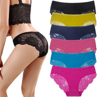 Yun Meng Ni Ladies Panties Underwear Soft Cotton Transparent Sexy Ladies Panties