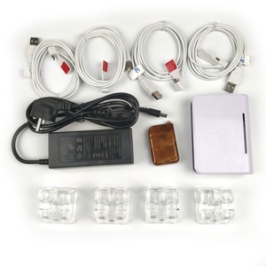 China Manufacturer Retail Store Exhibition Mobile Cell Phone 4 Ports Anti-Theft Alarm Security System Display - Product Image 2