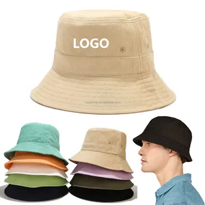 Хлопковая шляпа-ведро с логотипом