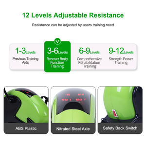 Pedal sepeda listrik Mini, terapi fisik-tangan ganda/peralatan rehabilitasi kaki dengan dasar penstabil - Product Image 4