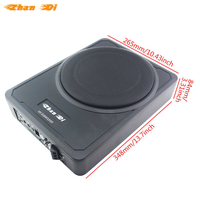 Subwoofer actif fin pour voiture, OEM ODM, 600W 14.4V avec amplificateur, bobine simple, haut-parleur de basses de 10 pouces pour voiture